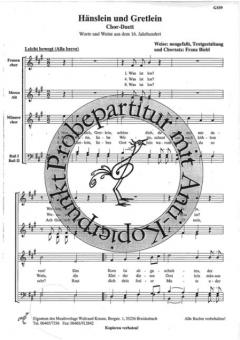 Hänslein und Gretlein 