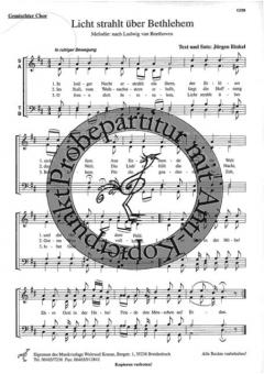 Licht strahlt über Bethlehem (Ludwig van Beethoven) 