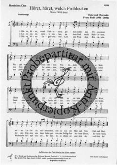 Höret, höret, welch Frohlocken (Franz Biebl) 
