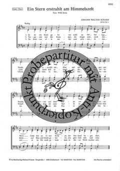 Ein Stern erstrahlt am Himmelszelt (Johann Walter Scharf) 