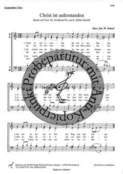 Christ ist auferstanden (Johann Walter Scharf) 