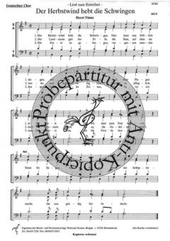 Der Herbstwind hebt die Schwingen (Horst Nimtz) 