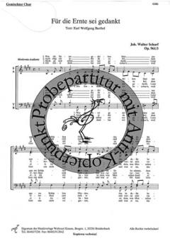 Für die Ernte sei gedankt 