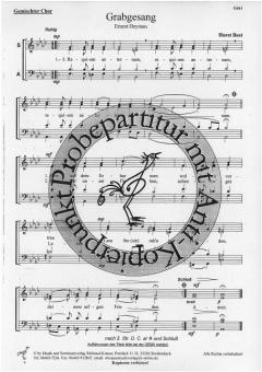 Grabgesang (Horst Best) 