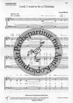 Lord, I want To be a Christian 