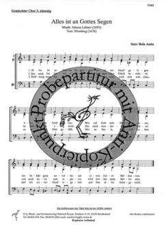 Alles ist an Gottes Segen 