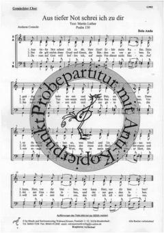 Aus tiefer Not schrei ich zu dir (Bela Anda) 