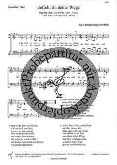 Befiehl du deine Wege BWV 272 (Hans Leo Haßler) 