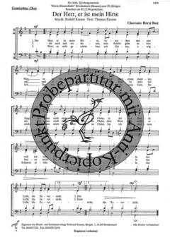Der Herr, er ist mein Hirte (Rudolf Krause) 