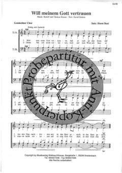 Will meinem Gott vertrauen (Rudolf Krause) 