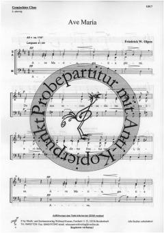Ave Maria von Friedrich W. Olpen 