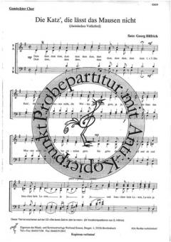 Die Katz', die lässt das Mausen nicht 