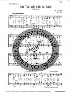 Der Tag geht still zu Ende (Johann Walter Scharf) 