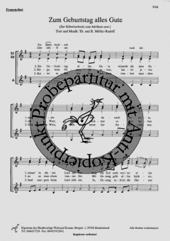 Zum Geburtstag alles Gute (R.+ Th. Möller-Rudolf) 