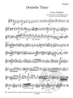 Deutsche Tänze D 783 für Streicher von Franz Schubert im Alle Noten Shop kaufen (Stimmensatz)