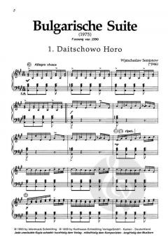 Bulgarische Suite von Wjatscheslaw Semjonow 