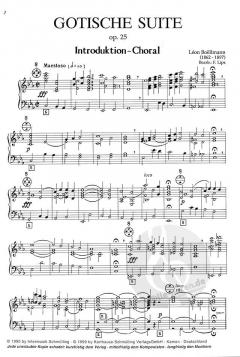 Gotische Suite von Léon Boëllmann 