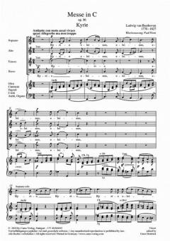 Messe in C op. 86 von Ludwig van Beethoven (Download) 