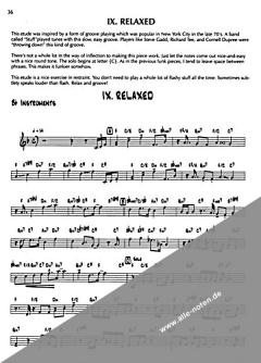 14 Blues & Funk Etudes von Bob Mintzer 