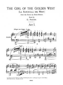 La Fanciulla Del West von Giacomo Puccini 