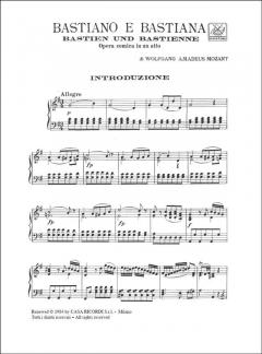 Bastiano e Bastiana von Wolfgang Amadeus Mozart 
