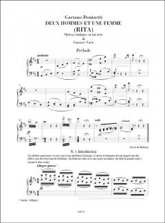 Deux hommes et une femme von Gaetano Donizetti 