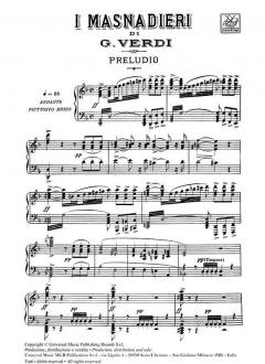 Masnadieri Opera Completa Per Canto E Pianoforte I von Giuseppe Verdi 