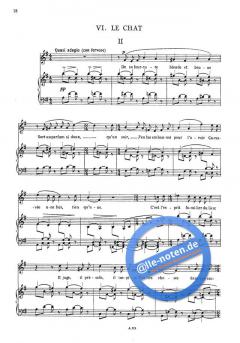 6 Melodies von Henri Sauguet 