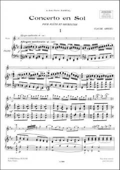 Concerto En Sol Fl / Piano von Claude Arrieu 