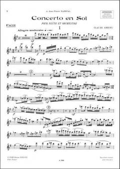 Concerto En Sol Fl / Piano von Claude Arrieu 