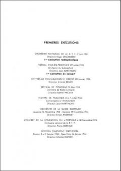 Symphonie N 1 Poche von Henri Dutilleux 