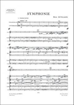 Symphonie N 1 Poche von Henri Dutilleux 