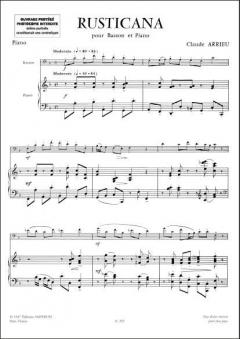 Rusticana von Claude Arrieu 