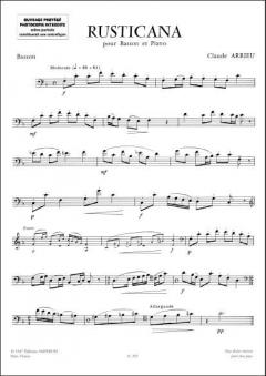 Rusticana von Claude Arrieu 