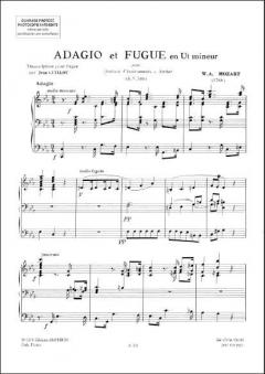 Adagio / Fugue Orgue von Wolfgang Amadeus Mozart 