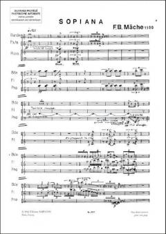 Sopiana Flute / Piano von Francois-Bernard Mache 