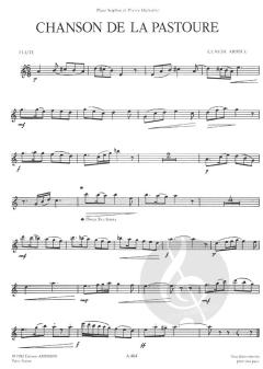 Chanson de La Pastoure Flute / Piano von Claude Arrieu 