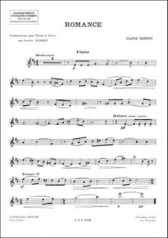 Romance von Claude Debussy 