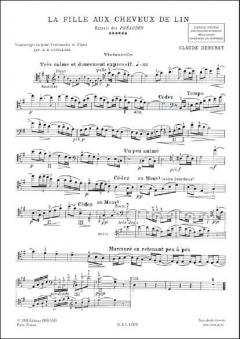 La Fille aux Cheveux de Lin von Claude Debussy 