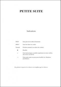 Petite Suite 4 Harpes Partition von Claude Debussy 