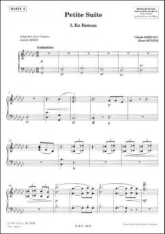 Petite Suite 4 Harpes Materiel von Claude Debussy 