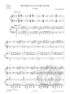 Premiere Suite d'Orchestre von Claude Debussy 