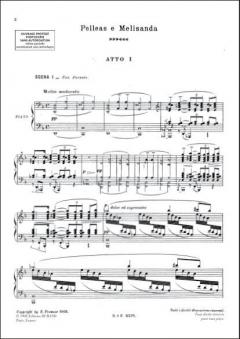 Pelleas Chant / Piano Ital von Claude Debussy 