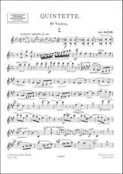 Quintette op. 77 (Michael Sachs) 