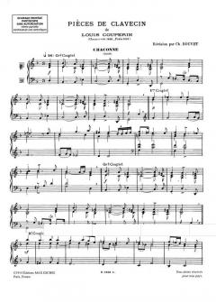 Pieces De Clavecin Vol. 1 et 2 von François Couperin 