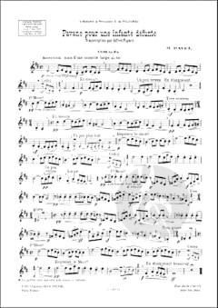 Pavane Infante von Maurice Ravel für Horn und Klavier