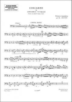 Concerto op. 3 Nr. 10 4 VL Contrebasse von Antonio Vivaldi 