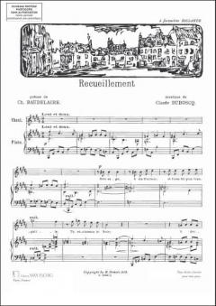 3 Poèmes de Charles Baudelaire von Camille Erlanger 