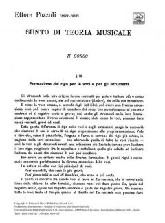Sunto Di Teoria Musicale. II Corso von Ettore Pozzoli 