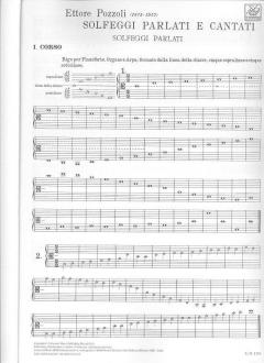 Solfeggi Parlati E Cantati I Corso von Ettore Pozzoli 